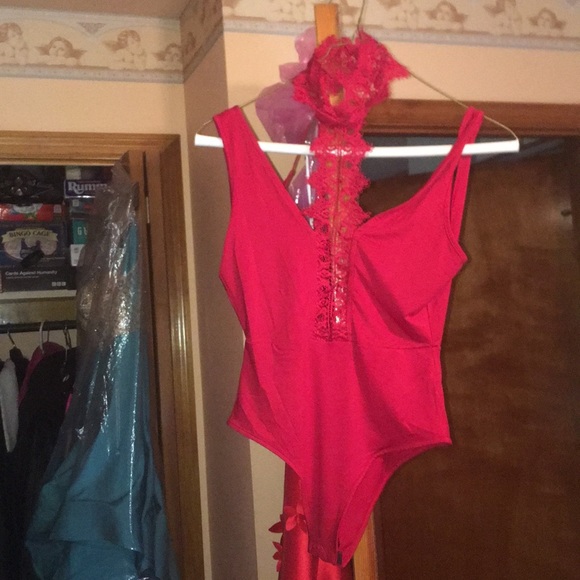 Tops - 3 for $12 red bodysuit